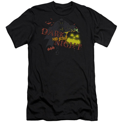 Batman/dark And Scary Night-premuim Canvas Adult Slim Fit 30/1-black