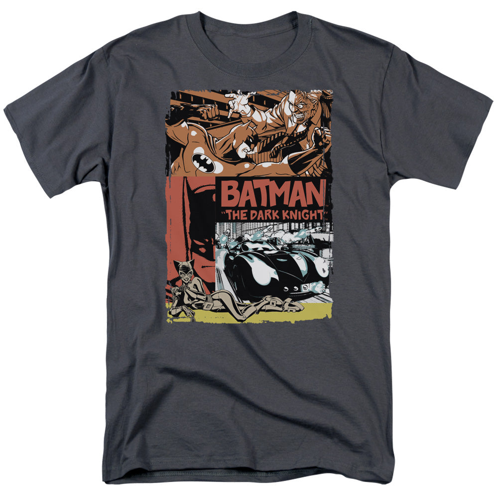 Batman/old Movie Poster - S/s Adult 18/1 - Charcoal