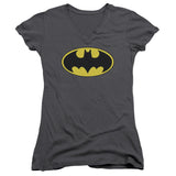 Juniors Sheer Cap Sleeve V-Neck