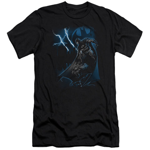 Batman/lightning Strikes - S/s Adult 30/1 - Black