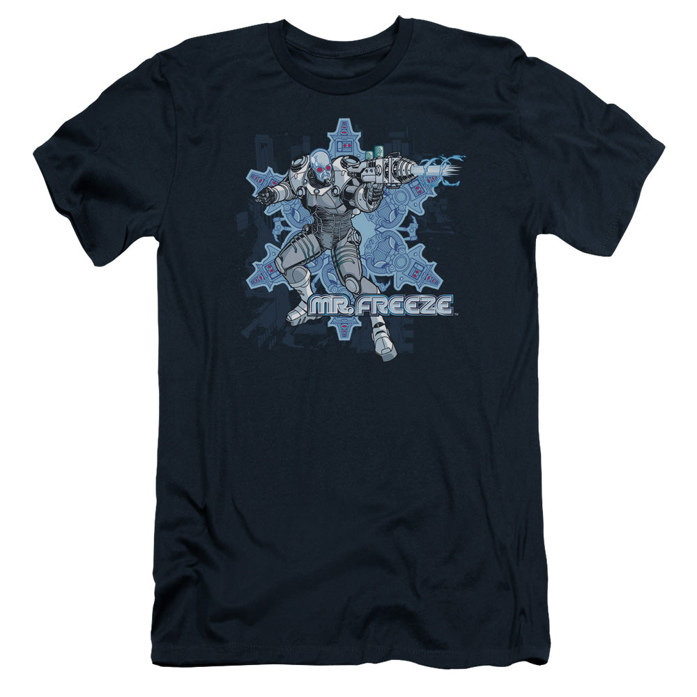 Batman/mr Freeze - S/s Adult 30/1 - Navy