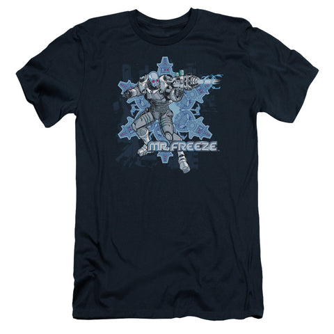 Batman/mr Freeze - S/s Adult 30/1 - Navy