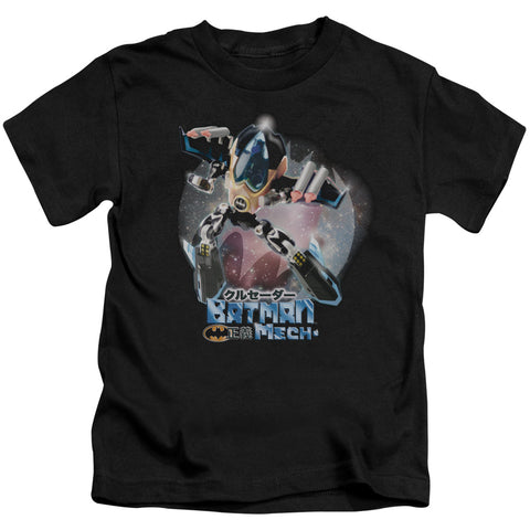 Batman/batman Mech - S/s Juvenile 18/1 - Black