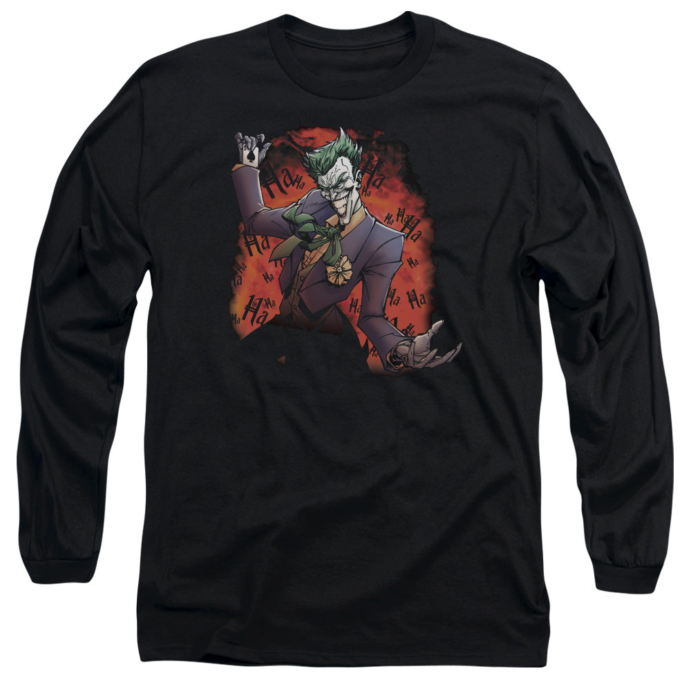 Batman/jokers Ave - L/s Adult 18/1 - Black