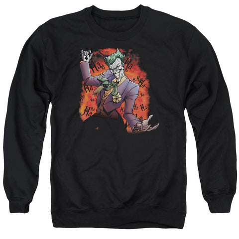 Batman/joker's Ave - Adult Crewneck Sweatshirt - Black