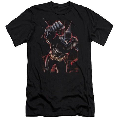 Batman/crimson Knight-premuim Canvas Adult Slim Fit 30/1-black