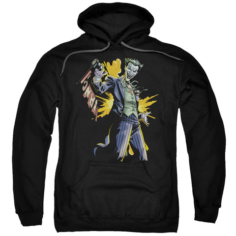 Batman/joker Bang-adult Pull-over Hoodie-black