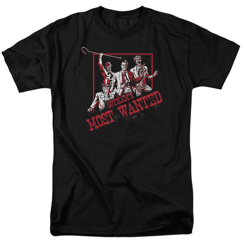 Batman/gothams Most Wanted - S/s Adult 18/1 - Black