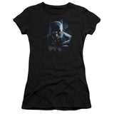 Juniors Sheer Cap Sleeve