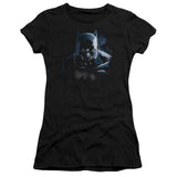 Juniors Sheer Cap Sleeve