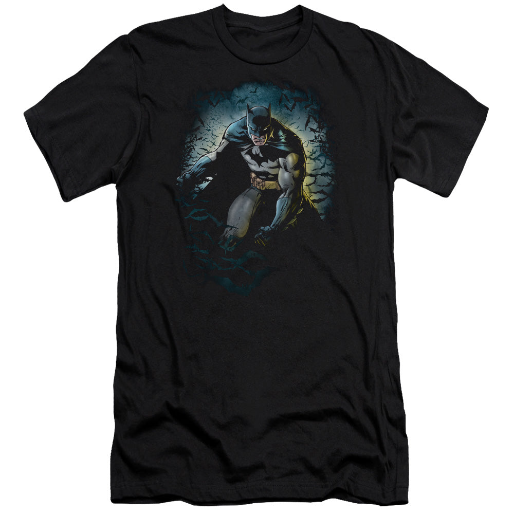 Batman/bat Cave-s/s Adult 30/1-black