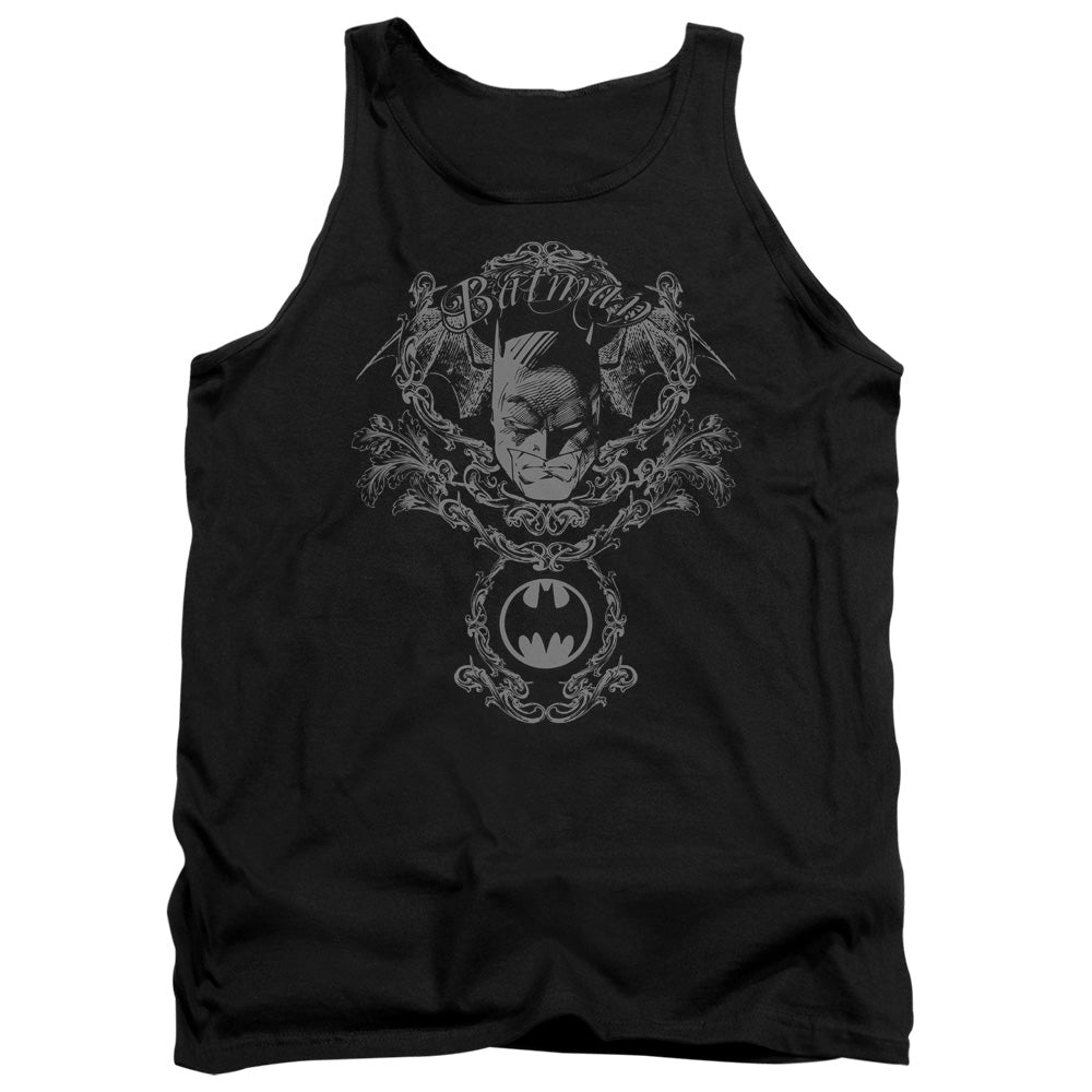 Batman/dark Knight Heraldry - Adult Tank - Black