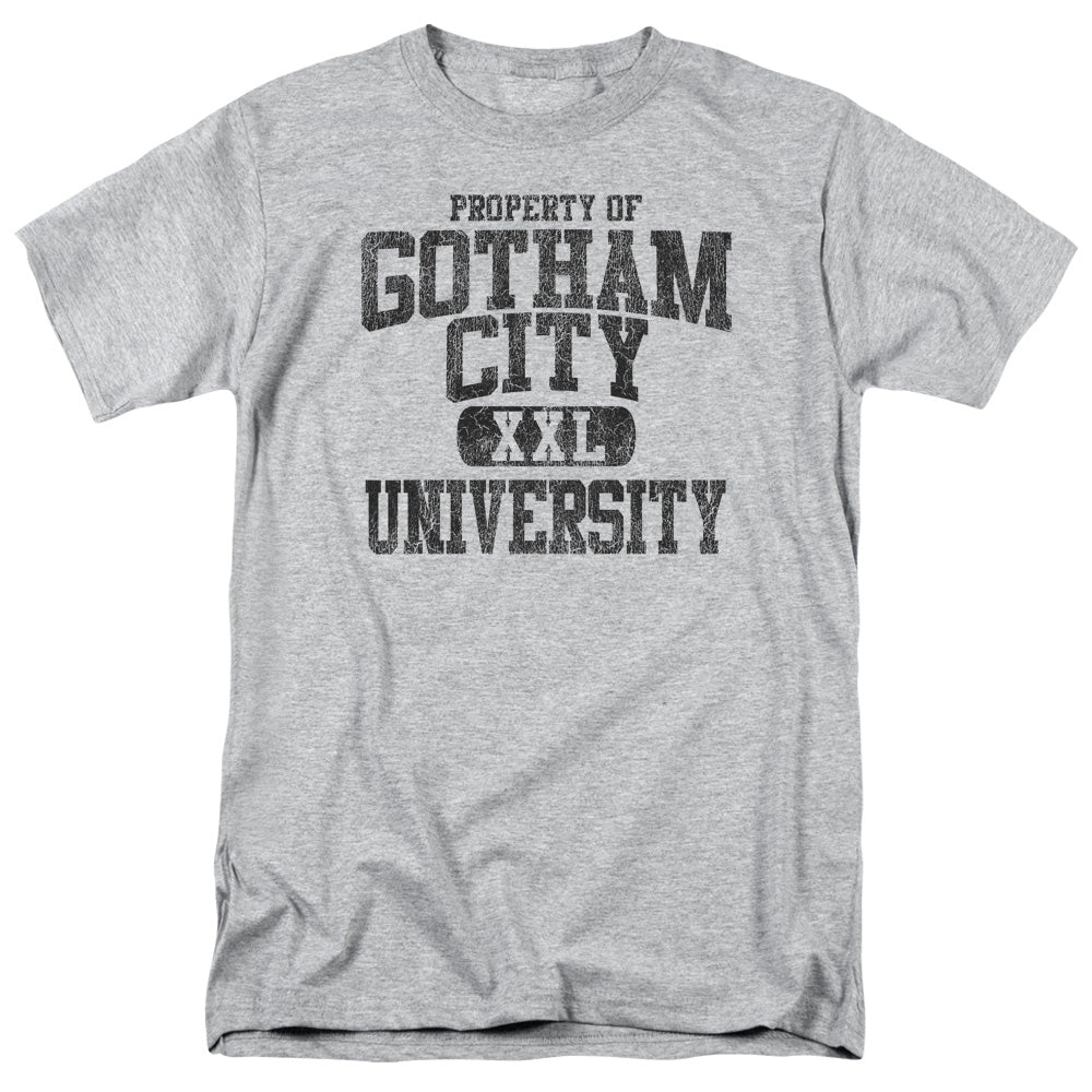 Batman/property Of Gcu - S/s Adult 18/1 - Athletic Heather