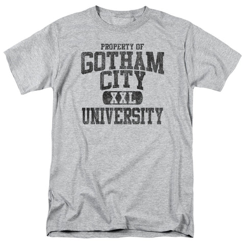 Batman/property Of Gcu - S/s Adult 18/1 - Athletic Heather