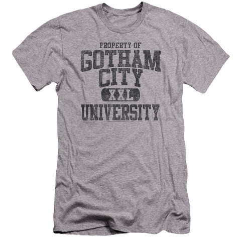 Batman/property Of Gcu-premuim Canvas Adult Slim Fit 30/1-athletic Heather