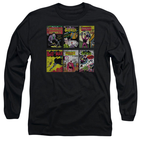 Batman/bm Covers - L/s Adult 18/1 - Black