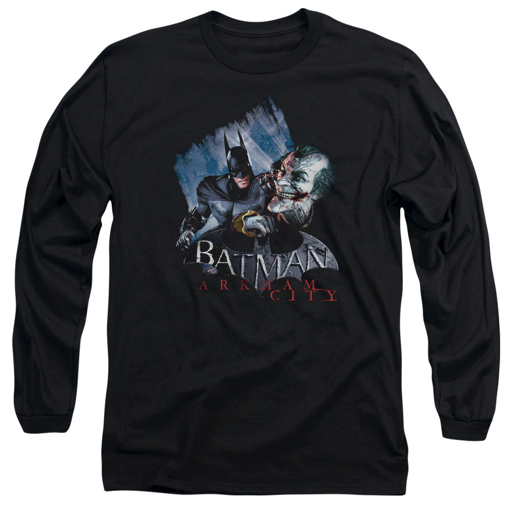 Arkham City/jokes On You! - L/s Adult 18/1 - Black