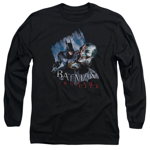 Arkham City/jokes On You! - L/s Adult 18/1 - Black