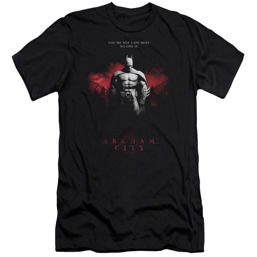 Arkham City/standing Strong - S/s Adult 30/1 - Black