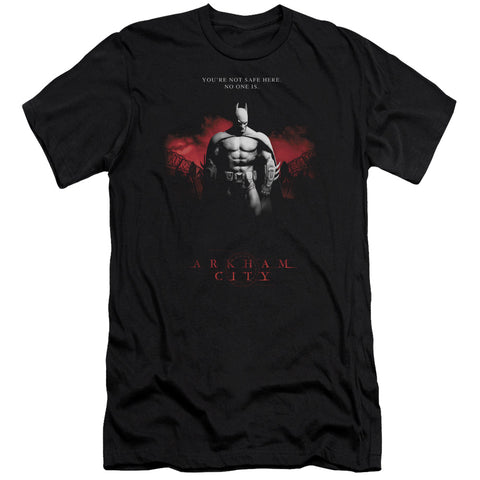 Arkham City/standing Strong - S/s Adult 30/1 - Black