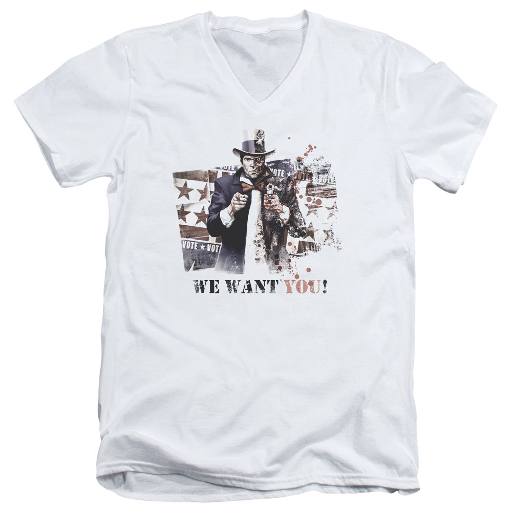 Adult Slim Fit V Neck