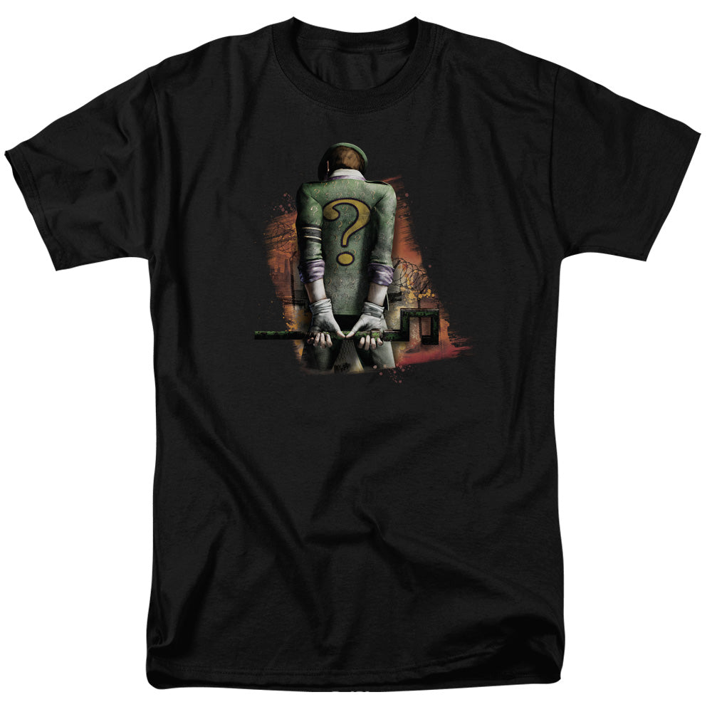 Arkham City/riddler Convicted - S/s Adult 18/1 - Black