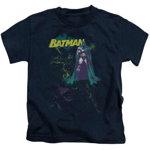 Batman/bat Spray - S/s Juvenile 18/1 - Navy