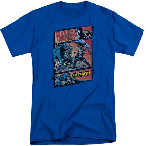 Batman/epic Battle-s/s Adult Tall-royal Blue