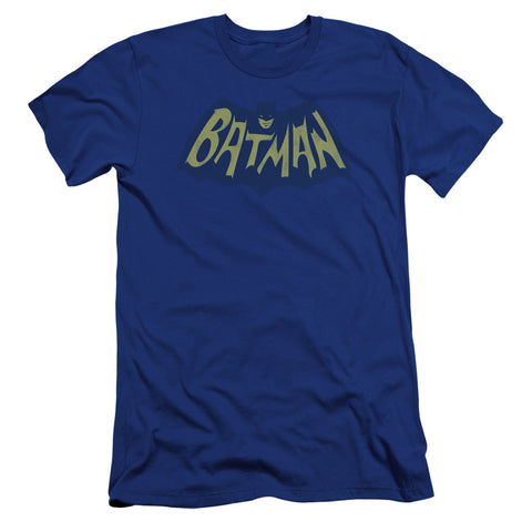 Batman/show Bat Logo-premuim Canvas Adult Slim Fit 30/1-royal Blue