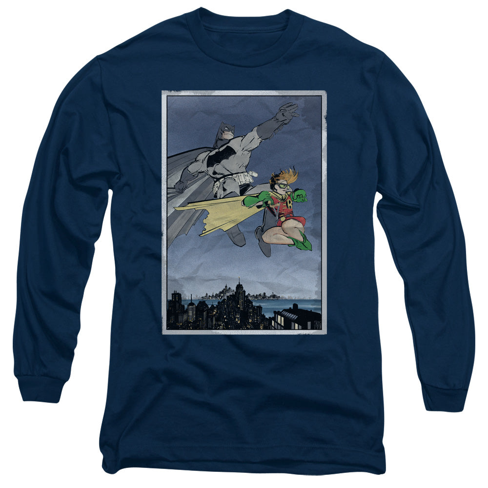 Batman/dkr Duo - L/s Adult 18/1 - Navy