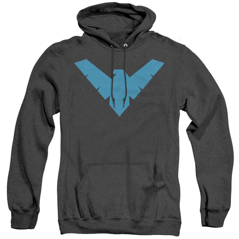 Batman/nightwing Symbol-adult Heather Hoodie-black
