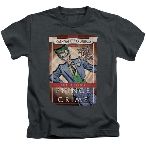Batman/clown Prince - S/s Juvenile 18/1 - Charcoal