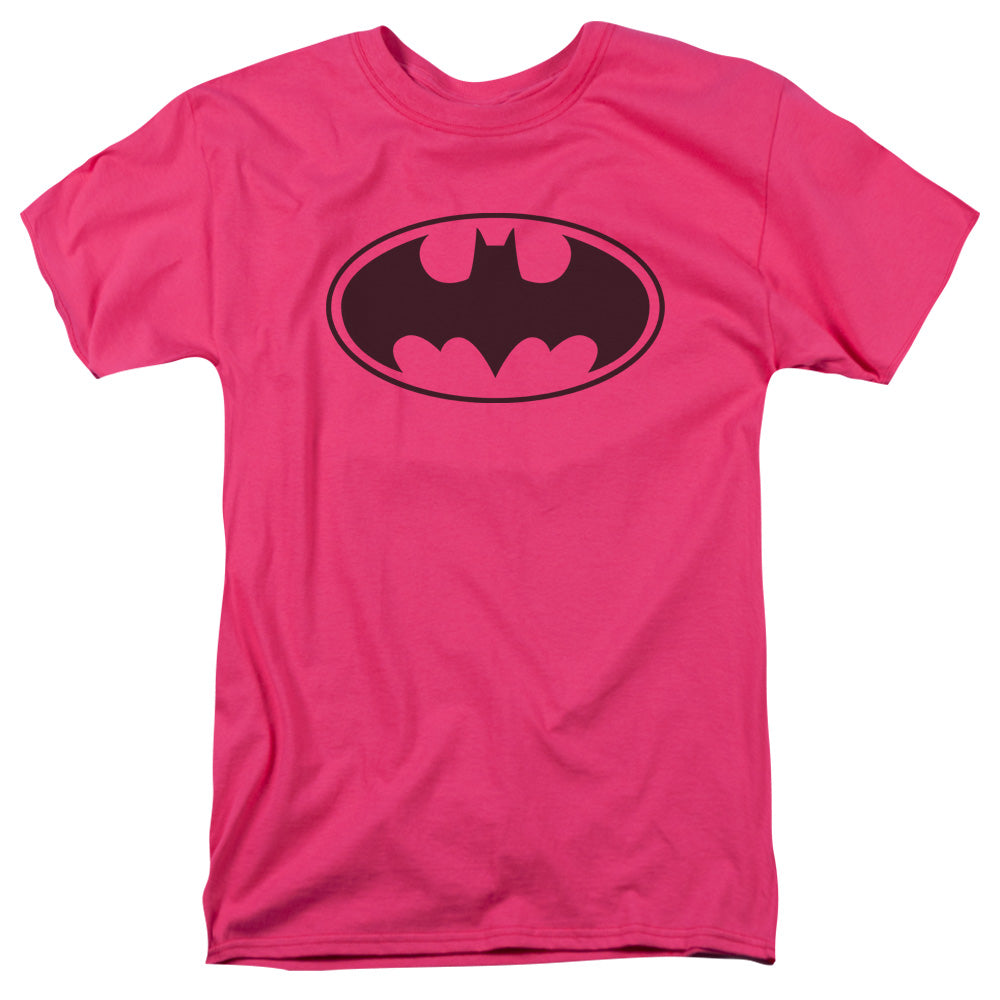 Batman/black Bat-s/s Adult 18/1-hot Pink