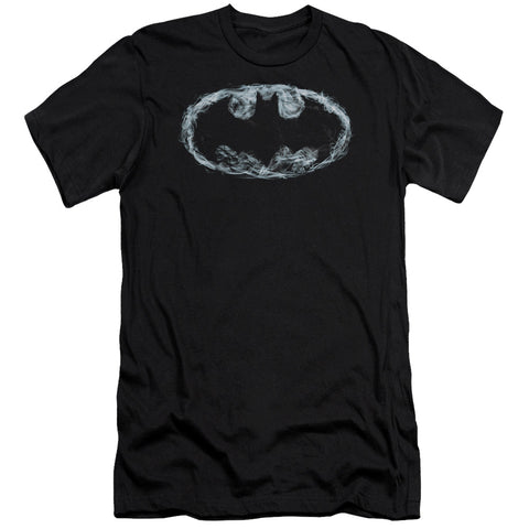Batman/smoke Signal - S/s Adult 30/1 - Black