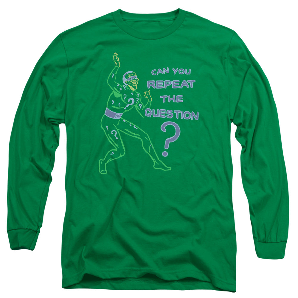 Batman/repeat - L/s Adult 18/1 - Kelly Green