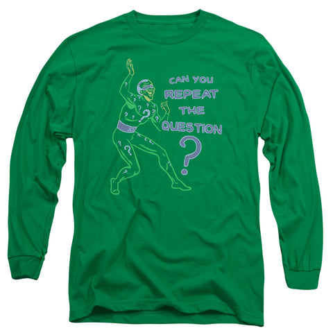 Batman/repeat - L/s Adult 18/1 - Kelly Green