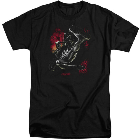 Batman/kick Swing-s/s Adult Tall-black
