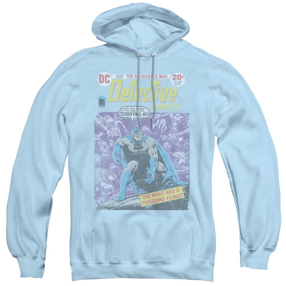 Batman/ A Thousand Fears - Adult Pull-over Hoodie - Light Blue