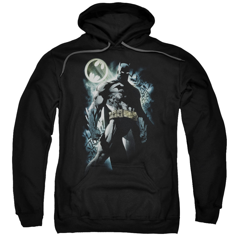 Batman/the Knight-adult Pull-over Hoodie-black