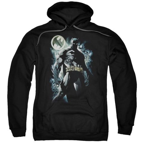 Batman/the Knight-adult Pull-over Hoodie-black