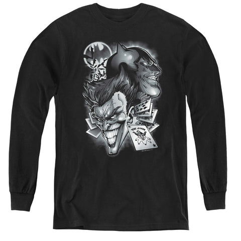 Batman/archenemies - Youth Long Sleeve Tee - Black