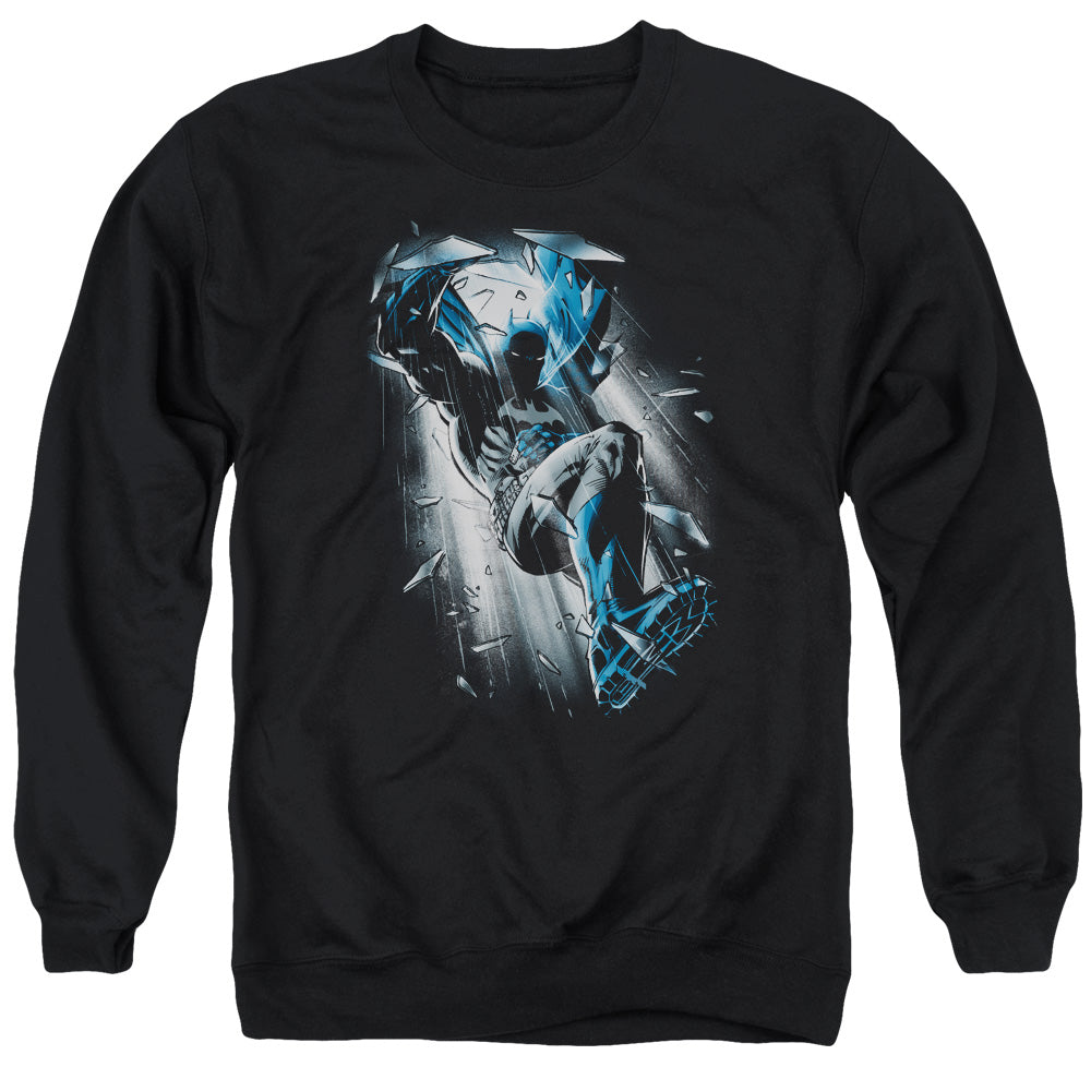 Batman/bat Crash - Adult Crewneck Sweatshirt - Black