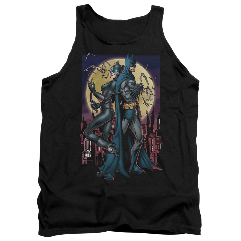 Batman/paint The Town Red - Adult Tank - Black