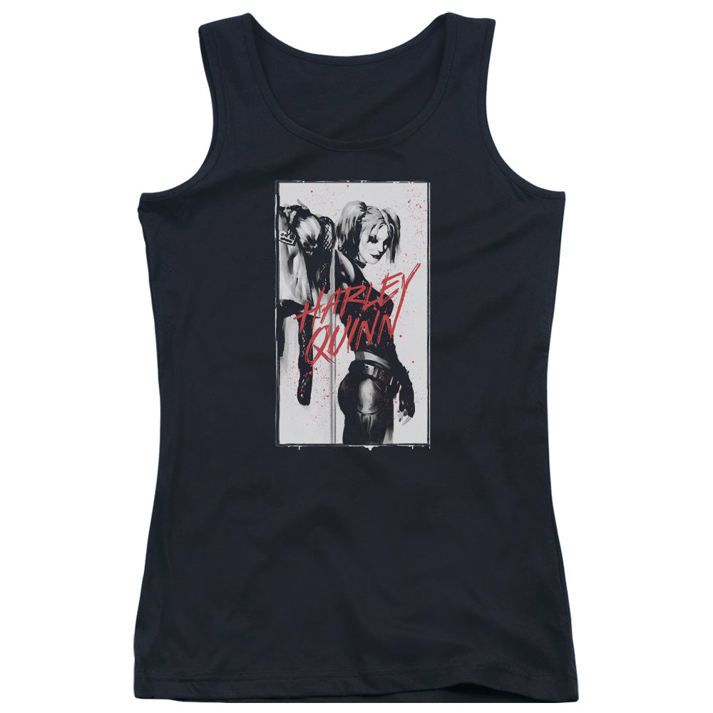 Batman/inked Quinn - Juniors Tank Top - Black