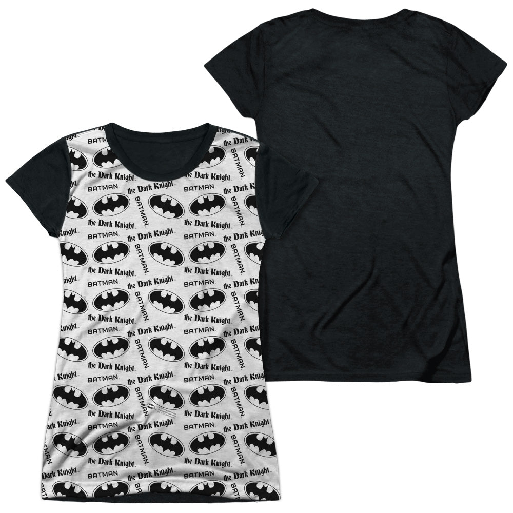 Junior Cap Sleeve 100% Poly Black Back