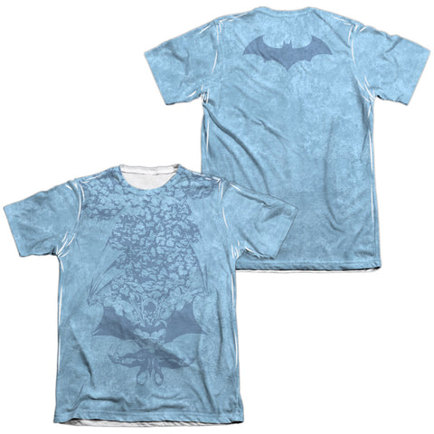 Batman/within (front/back Print) - Adult 65/35 Poly/cotton S/s Tee - White