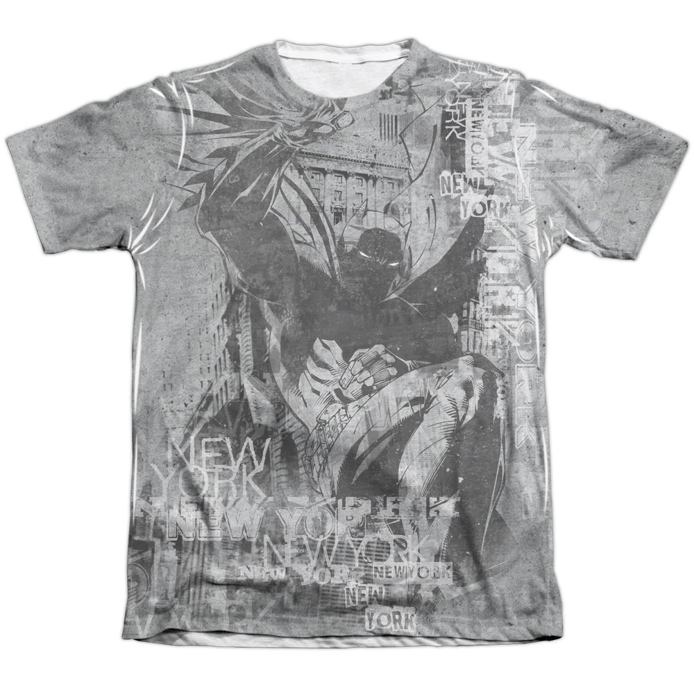 Batman/knight Life - Adult 65/35 Poly/cotton S/s Tee - White