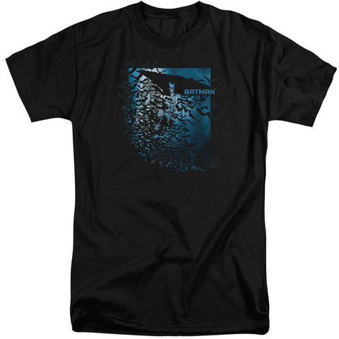 Batman/bat Among Bats-s/s Adult Tall-black