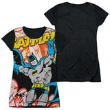 Junior Cap Sleeve 100% Poly Black Back
