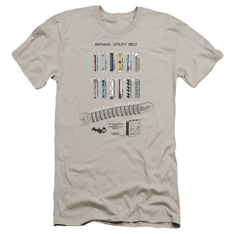 Batman/utility Belt-premuim Canvas Adult Slim Fit 30/1-silver